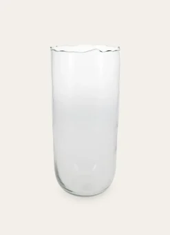 Outlet Bouchara VASE EN VERRE FORME ALLONGÉ TRANSPARENT
