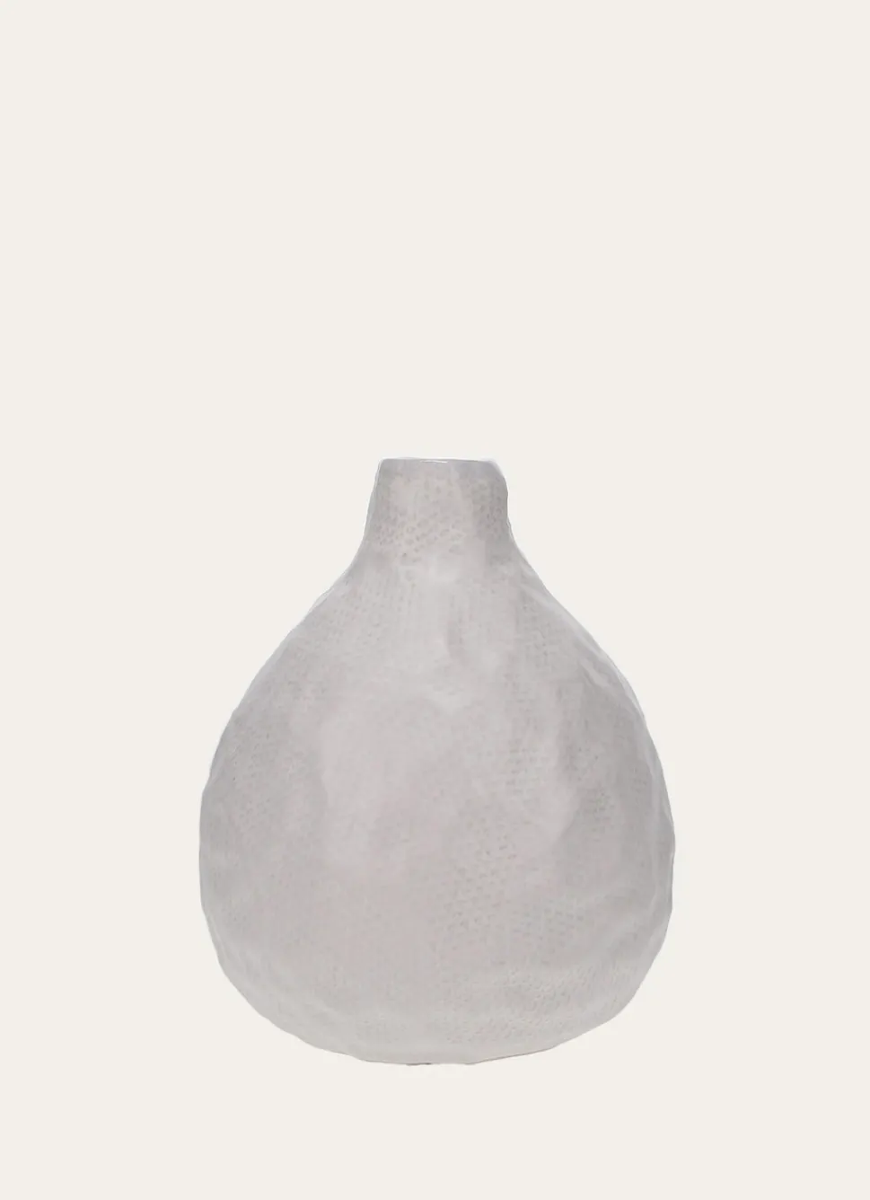 Outlet Bouchara VASE SOLIFLORE EN GRÈS BLANC