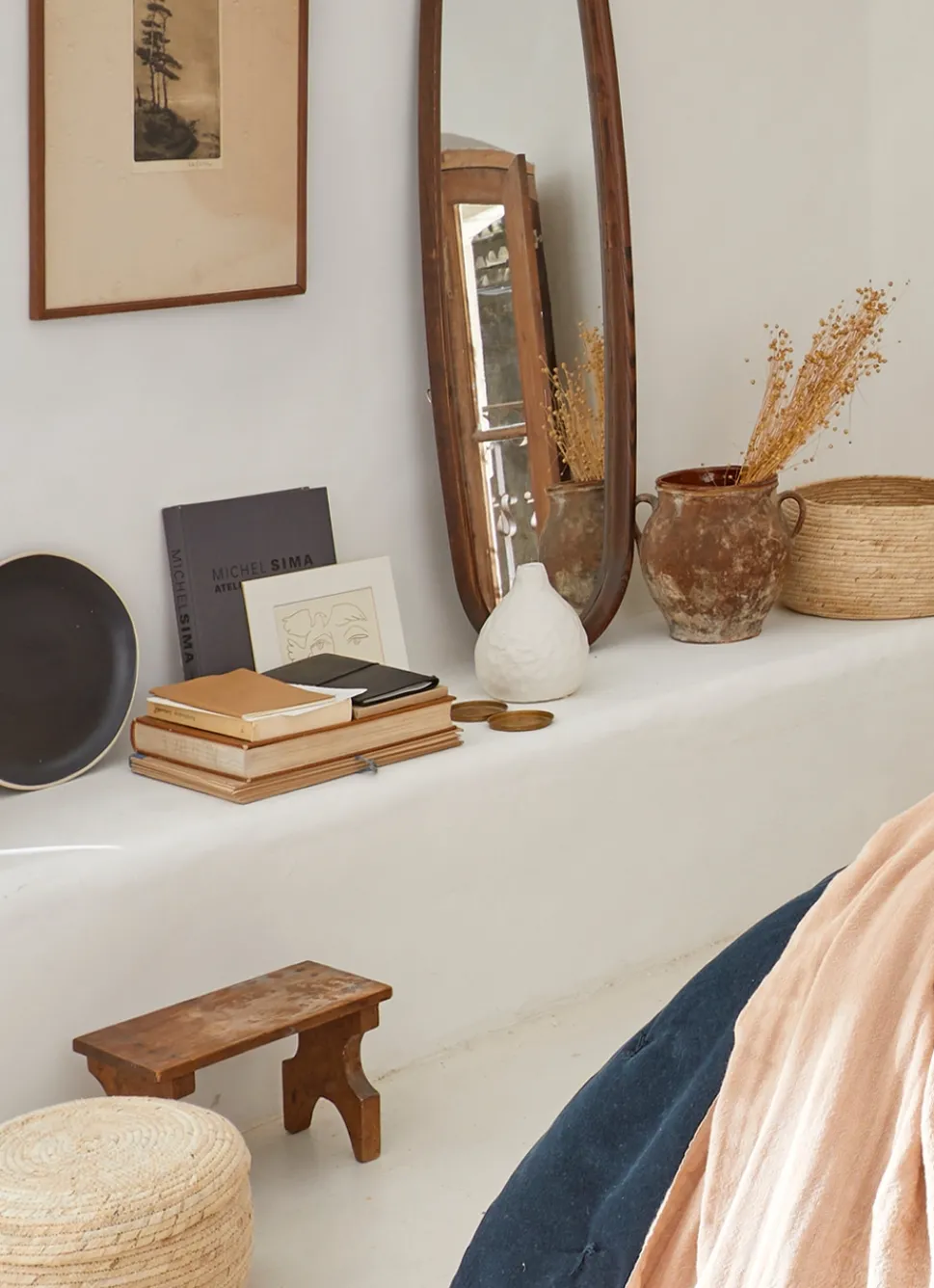 Outlet Bouchara VASE SOLIFLORE EN GRÈS BLANC