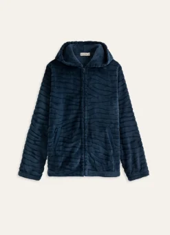 Clearance Bouchara VESTE ZIPPÉE EN POLAIRE POCHES LATÉRALES MARINE