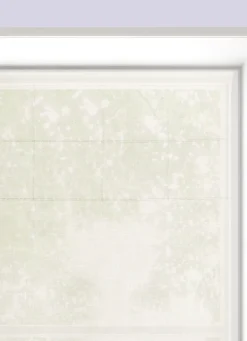 Outlet Bouchara VITRAGE BRODÉ ET FINITION EN POINTE 45X90 CM BLANC