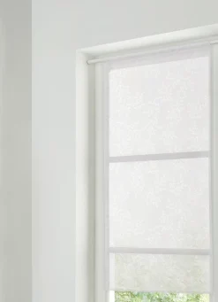 Hot Bouchara VITRAGE DÉVORÉ IMPRIMÉ FLORAL L90 X H180 CM BLANC