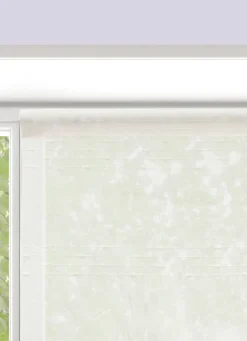 Online Bouchara VITRAGE RAYURES HORIZONTALES EN RELIEF 60 X 120CM BLANC