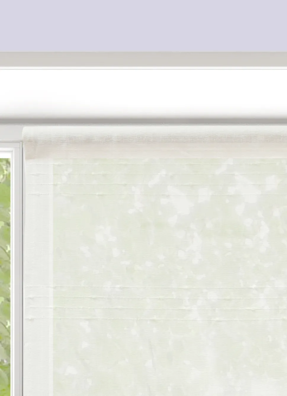 Online Bouchara VITRAGE RAYURES HORIZONTALES EN RELIEF 60 X 120CM BLANC