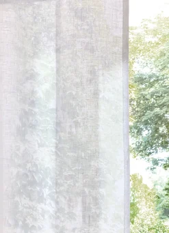 Bouchara VOILAGE EN LIN LÉGER BLANC