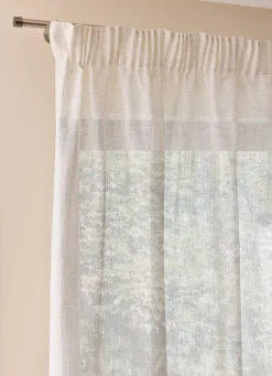 Sale Bouchara VOILAGE MOUCHETÉ AVEC FILS EFFET NATUREL