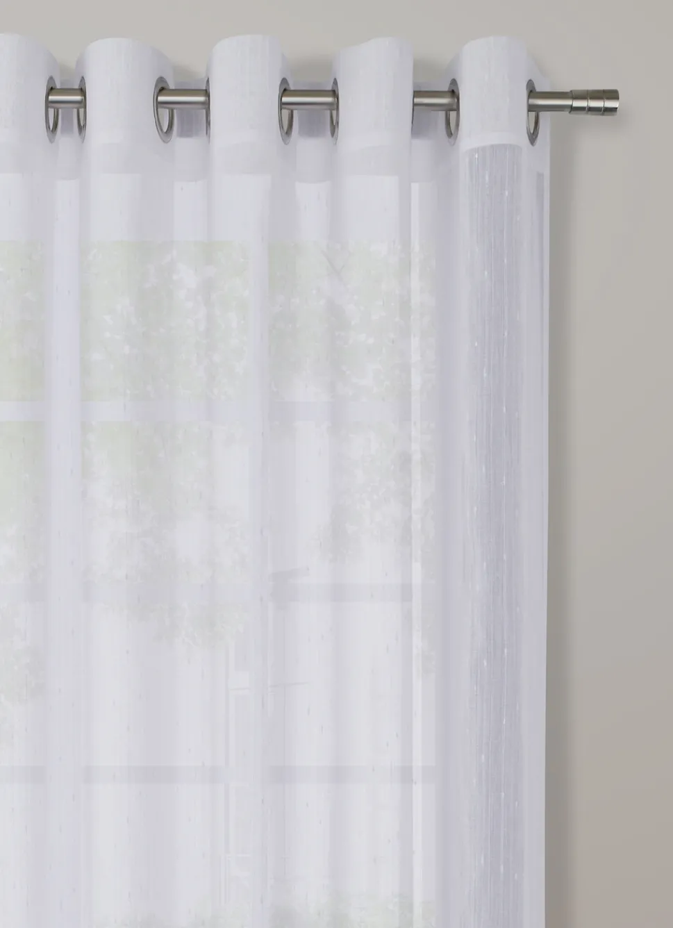 Discount Bouchara VOILAGE TEXTURÉ - GRANDE LARGEUR BLANC